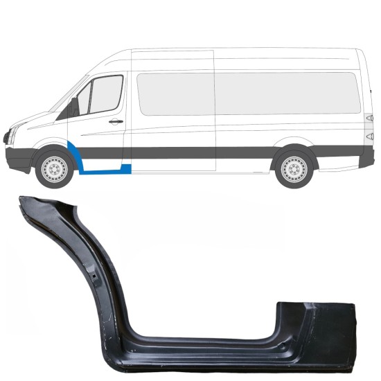 Panel de reparación del umbral puerta delantera para Volkswagen Crafter 2005-2017 / Izquierda 13449