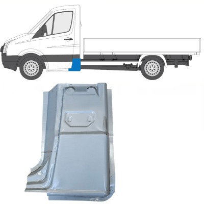 Panel de reparación esquina trasera para Volkswagen Crafter 2005-2017 / Izquierda 15503