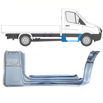 Panel de reparación conjunto para Volkswagen Crafter 2005-2017 / Derecho / 15529