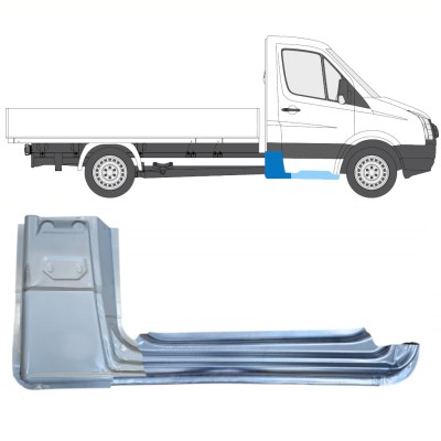 Panel de reparación conjunto para Volkswagen Crafter 2005-2017 / Derecho / 15531