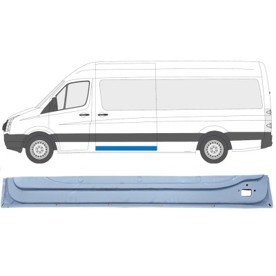 Panel de reparación puerta corredera interna para Volkswagen Crafter 2005-2017 / Izquierda 15545