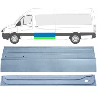 Panel de reparación puerta corredera interna + externa para Volkswagen Crafter 2005-2017 / Izquierda / Conjunto 14320