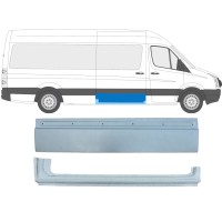 Panel de reparación puerta corredera para Volkswagen Crafter 2005-2017 / Derecho / Conjunto 14013