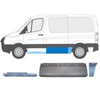 Panel de reparación conjunto para Volkswagen Crafter 2005-2017 / Izquierda / 15605