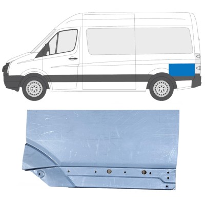 Panel de reparación guardabarros trasero para Volkswagen Crafter 2005-2017 / Izquierda 14202