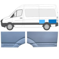 Panel de reparación guardabarros trasero para Volkswagen Crafter 2005-2017 / Izquierda / Conjunto 15517