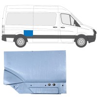 Panel de reparación guardabarros trasero para Volkswagen Crafter 2005-2017 / Derecho 14199