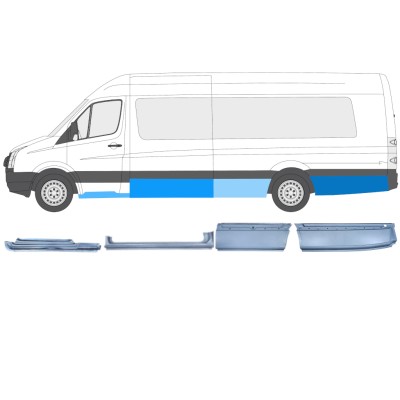 Panel de reparación conjunto para Volkswagen Crafter 2005-2017 / Izquierda / 14507