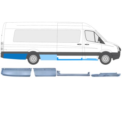 Panel de reparación conjunto para Volkswagen Crafter 2005-2017 / Derecho / 14506