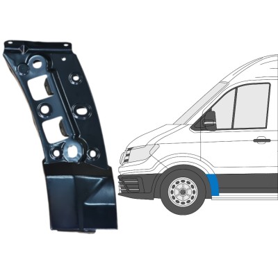 Panel de reparación guardabarros delantero para Volkswagen Crafter 2017- / Izquierda 16087