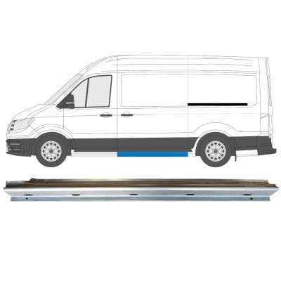 Panel de reparación del umbral de la puerta corredera para Volkswagen Crafter 2017- / Izquierda 15059