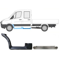 Panel de reparación conjunto para Volkswagen Crafter 2005-2017 / Izquierda / 15539
