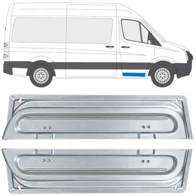 Panel de reparación puerta delantera interior para Volkswagen Crafter 2005-2017 / Izquierda+Derecha / Conjunto 17058