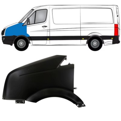 Guardabarro delantero para Volkswagen Crafter 2005-2017 / Izquierda 15353