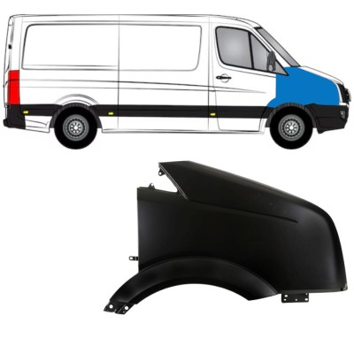 Guardabarro delantero para Volkswagen Crafter 2005-2017 / Derecho 15352