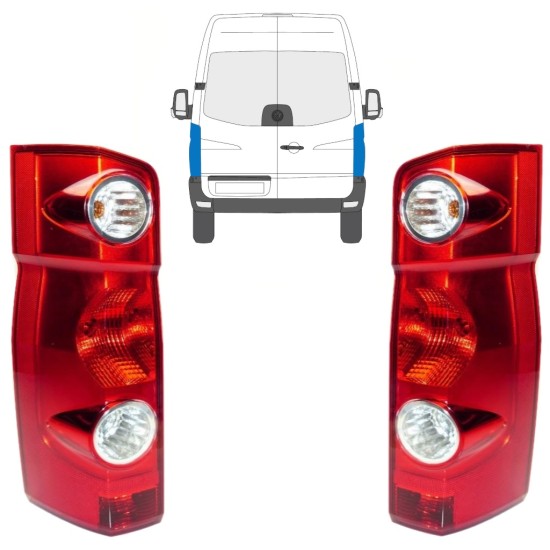 Lámpara trasera para Volkswagen Crafter 2005-2017 / Izquierda+Derecha / Conjunto 15574