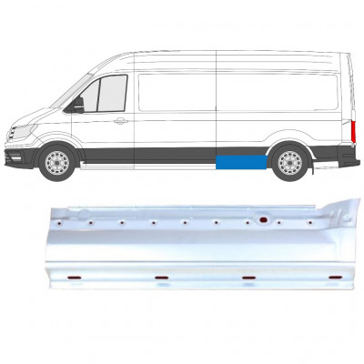 VOLKSWAGEN CRAFTER / MAN TGE 2017- BATALLA LARGA PANEL DE REPARACIÓN DEL ALERÓN TRASERO / IZQUIERDA