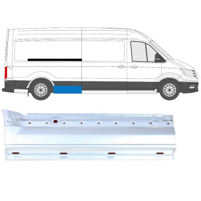 VOLKSWAGEN CRAFTER / MAN TGE 2017- BATALLA LARGA PANEL DE REPARACIÓN DEL ALERÓN TRASERO / DERECHA