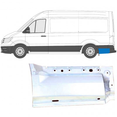 VOLKSWAGEN CRAFTER / MAN TGE 2017- DISTANCIA ENTRE EJES MEDIA BATALLA LARGA PANEL DE REPARACIÓN DEL ALERÓN TRASERO / IZQUIERDA