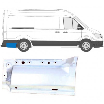 Panel de reparación guardabarros trasero para Volkswagen Crafter / MAN THE 2017- / MWB / LWB / Derecho 11592