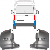 Esquina parachoques trasero para Volkswagen Crafter 2017- / Izquierda+Derecha / Conjunto 9990