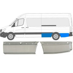 Panel de reparación guardabarros trasero para Mercedes Sprinter 2006-2018 / Izquierda / Conjunto 10514