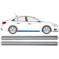 Panel de reparación umbral parte inferior para Chevrolet Cruze 2009-2014 / Izquierda+Derecha / Conjunto 15103
