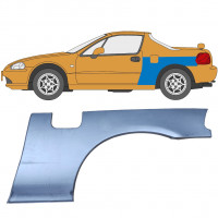 Panel de reparación guardabarros trasero para Honda Civic CRX Del Sol 1992-1998 / Izquierda 5645