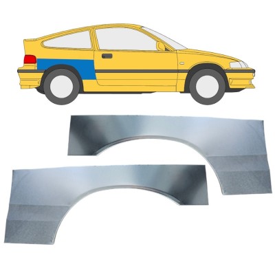 Panel de reparación guardabarros trasero para Honda CRX 1987-1992 / Izquierda+Derecha / Conjunto 16339