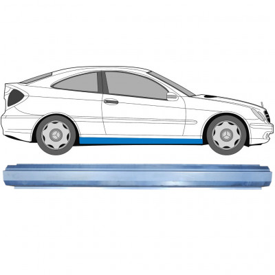 Panel de reparación del umbral para Mercedes CL203 2000-2008 / Izquierda = Derecha (simétrico) /  6780