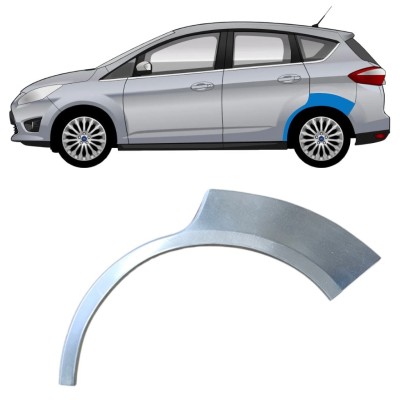 Panel de reparación guardabarros trasero para Ford C-Max 2010-2019 / Izquierda 15874