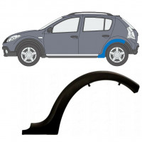 Moldura lateral guardabarros trasero para Dacia Sandero Stepway 2008-2013 / Izquierda 9034