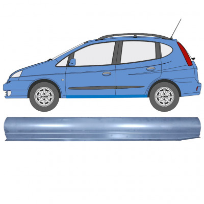 DAEWOO TACUMA 2000-2004 PANEL DE REPARACIÓN DEL UMBRAL / VERSIÓN SIMPLE / IZQUIERDA