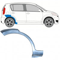 Panel de reparación guardabarros trasero para Daihatsu Sirion 2005-2010 / Derecho 8132