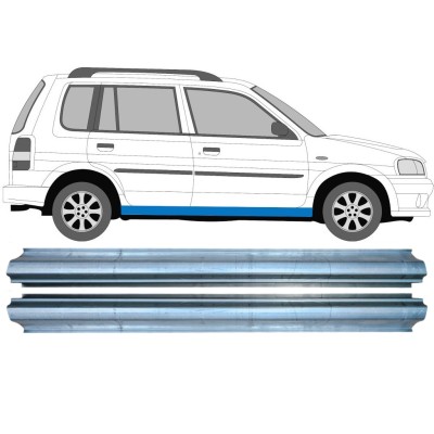 Panel de reparación del umbral para Mazda Demio 1996-2001 / Izquierda+Derecha / Conjunto 16288