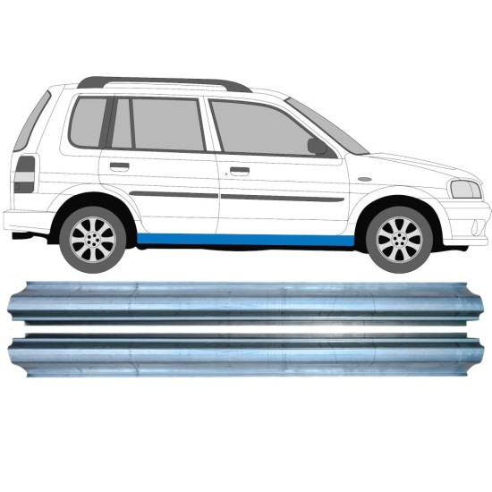 Panel de reparación del umbral para Mazda Demio 1996-2001 / Izquierda+Derecha / Conjunto 16288