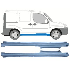 Umbral completo para Fiat Doblo 2001-2010 / Izquierda+Derecha / Conjunto 11465