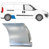 Panel de reparación guardabarros trasero para Fiat Doblo 2010-2022 / Derecho 14990