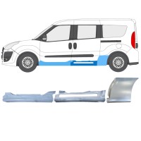 Panel de reparación conjunto para Fiat Doblo 2010-2022 / Izquierda / 15001