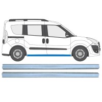 Panel de reparación del umbral para Fiat Doblo 2010-2022 / Izquierda+Derecha / Conjunto 15361