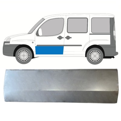 Panel de reparación puerta delantera para Fiat Doblo 2001-2010 / Izquierda 14619