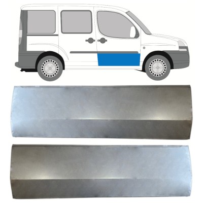 Panel de reparación puerta delantera para Fiat Doblo 2001-2010 / Izquierda+Derecha / Conjunto 14620