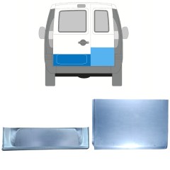 Panel de reparación puerta trasera para Fiat Doblo 2001-2010 / Izquierda+Derecha / Conjunto 11807