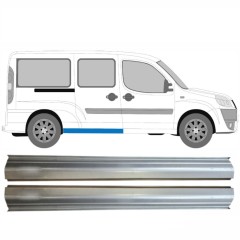 Panel de reparación del umbral trasero para Fiat Doblo 2001-2010 / Izquierda+Derecha / Conjunto 14624