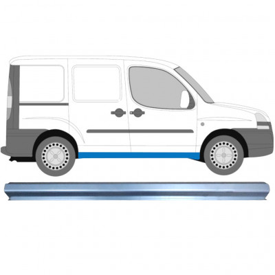 Panel de reparación del umbral para Fiat Doblo 2001-2010 / Izquierda = Derecha (simétrico) 5456