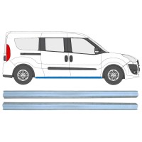 Panel de reparación del umbral para Fiat Doblo 2010-2022 / Izquierda+Derecha / Conjunto 15361