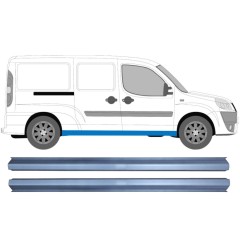 Panel de reparación del umbral para Fiat Doblo 2001-2010 / Izquierda+Derecha / Conjunto 11347