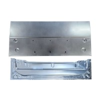 Panel de reparación puerta trasera interna + externa para Fiat Ducato 2006-2026 / Izquierda = Derecha (simétrico) / Conjunto 16395
