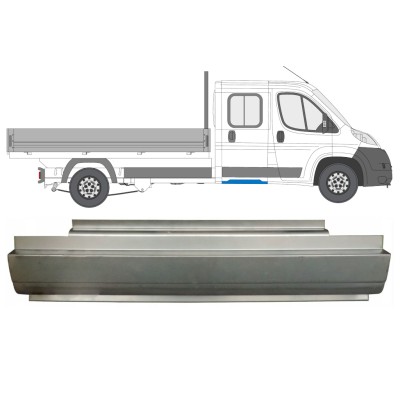 Panel de reparación del umbral trasero para Fiat Ducato 2006-2014 / Izquierda = Derecha (simétrico) / Dabina doble 14564