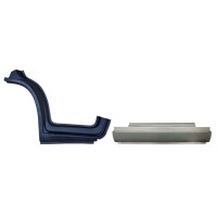 Panel de reparación conjunto para Fiat Ducato 2006-2014 / Izquierda / Dabina doble / 14797